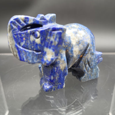 Lapis Lazuli Carved Elephant 2"L