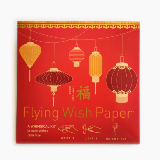 Good Fortune Flying Wish Papers - Write it, Light it, Watch It Fly!