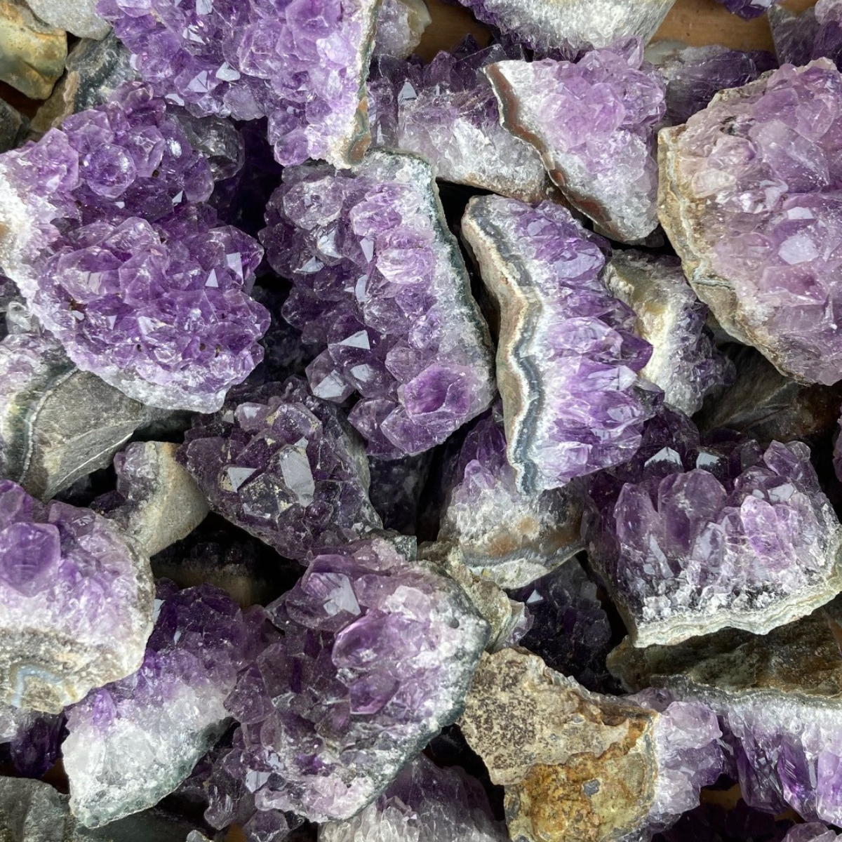 Amethyst Druse Cluster Raw Crystal