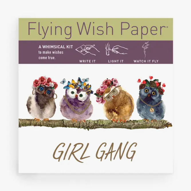 Girl Gang Flying Wish Papers - Write it, Light it, Watch It Fly!
