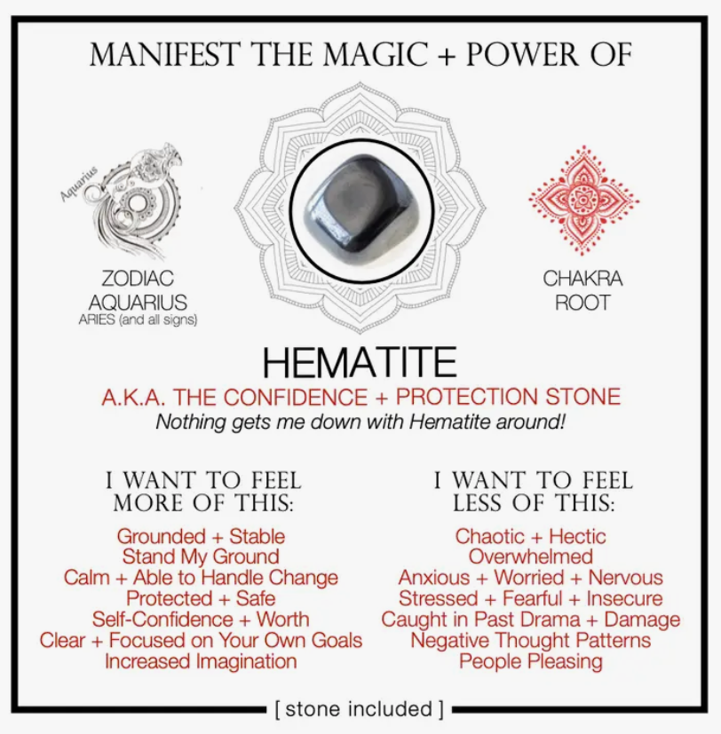 Hematite Manifest the Magic & Power