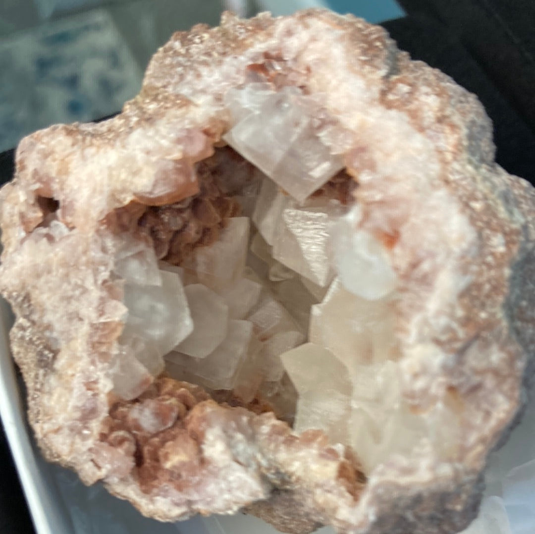 Pink Amethyst Geode 2.5" K