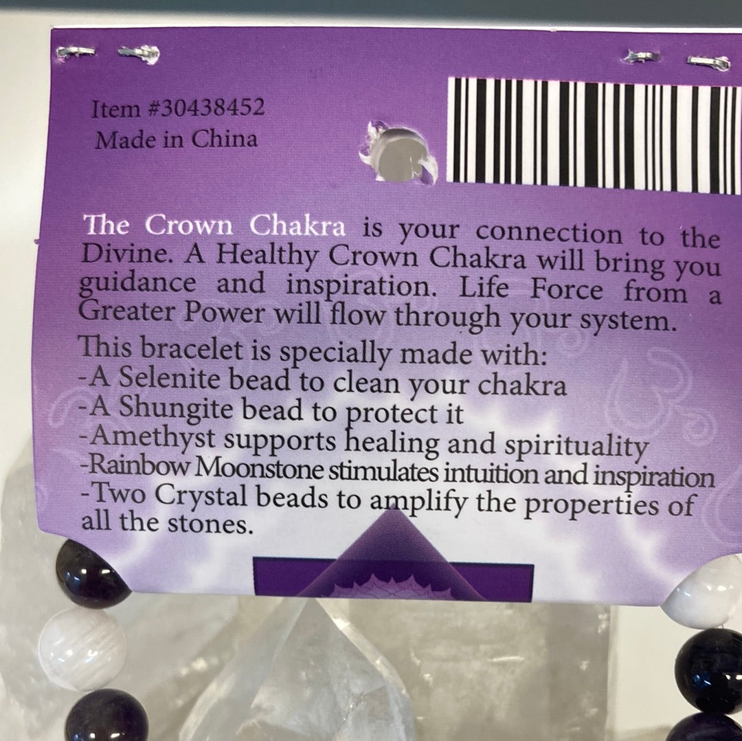 Chakra Crown Bracelet 8mm