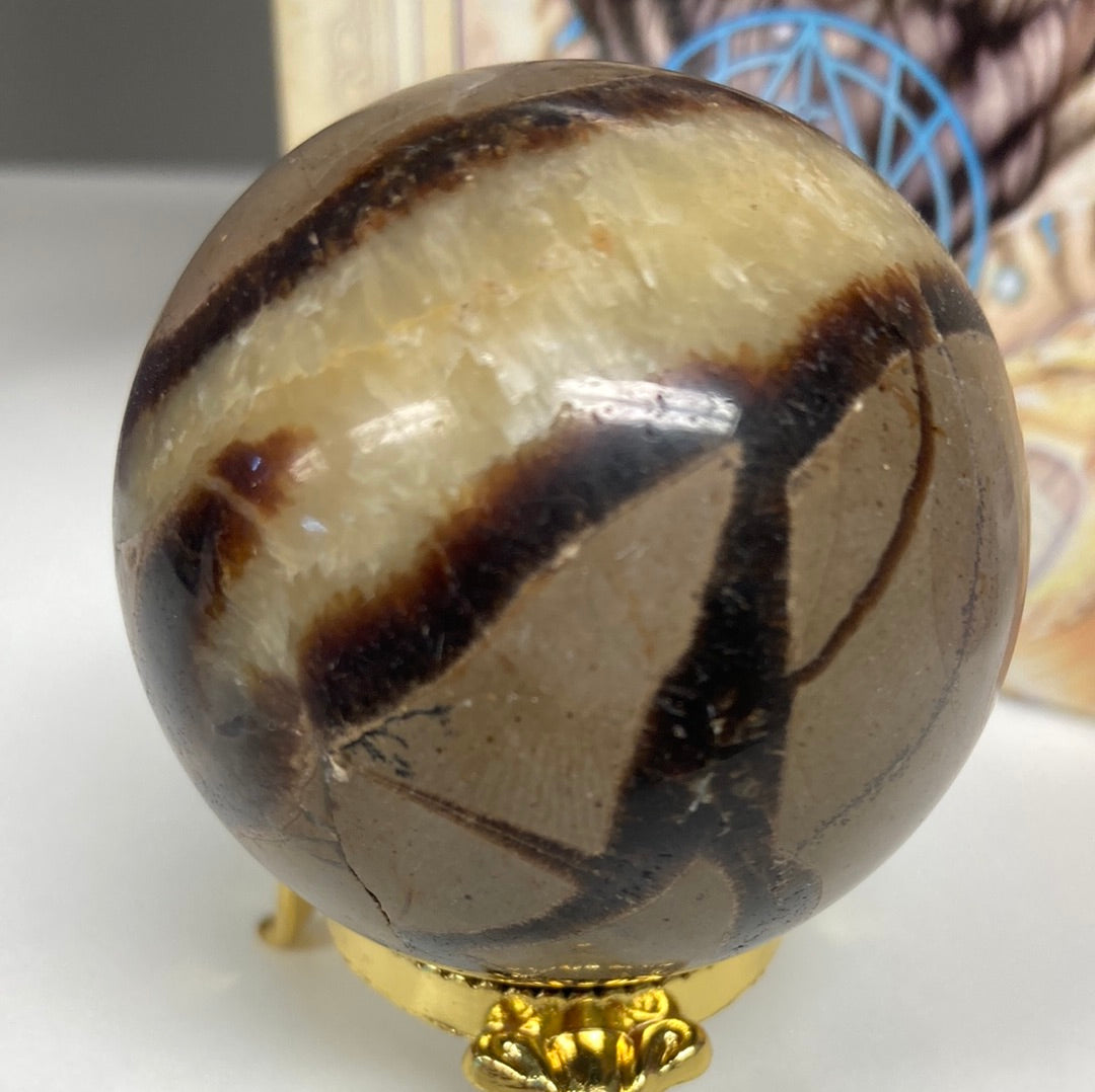 Septarian Sphere Natural Crystal