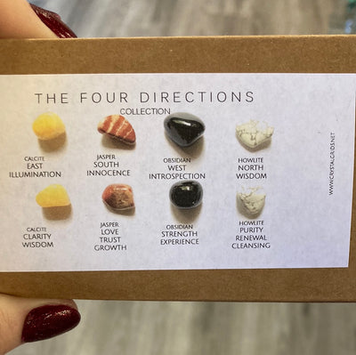 "The Four Directions" 8 Rox Box (Crystals in a Box)
