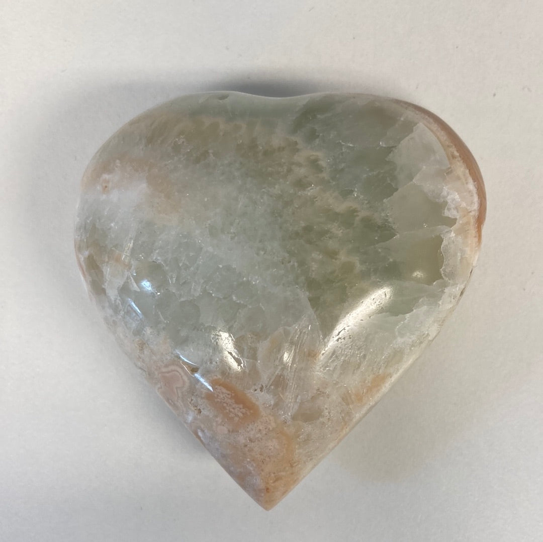 Caribbean Calcite Heart