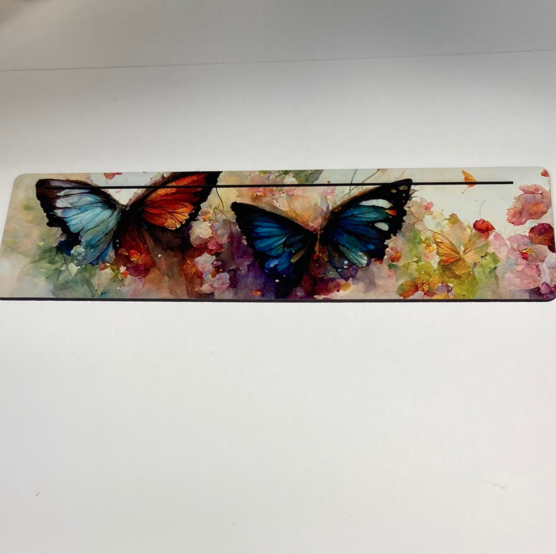 Butterflies Tarot Card Holder (Painted Wood)