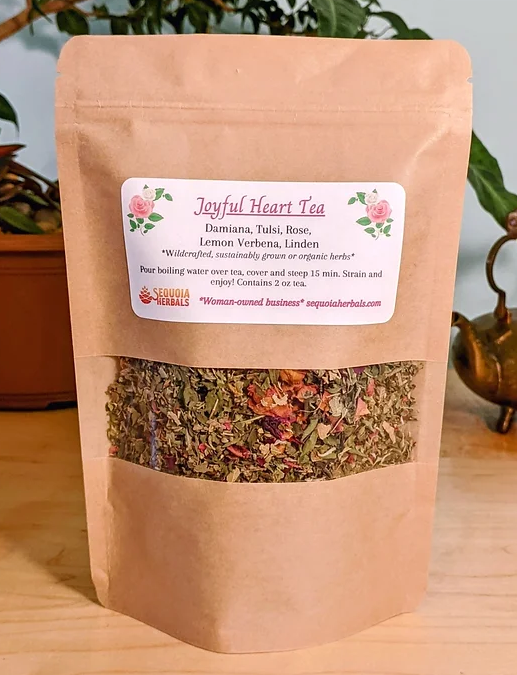 Joyful Heart Tea - Artisanal Blend by Sequoia Herbals