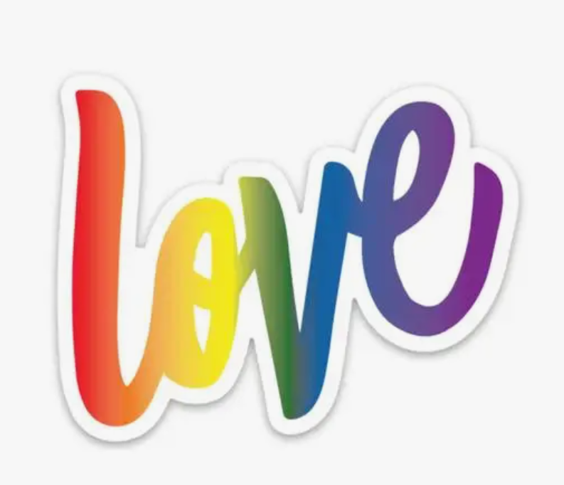 Love Rainbow Sticker #161