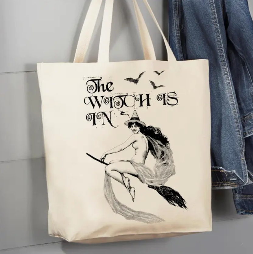 The Witch is In Canvas Tote Bag