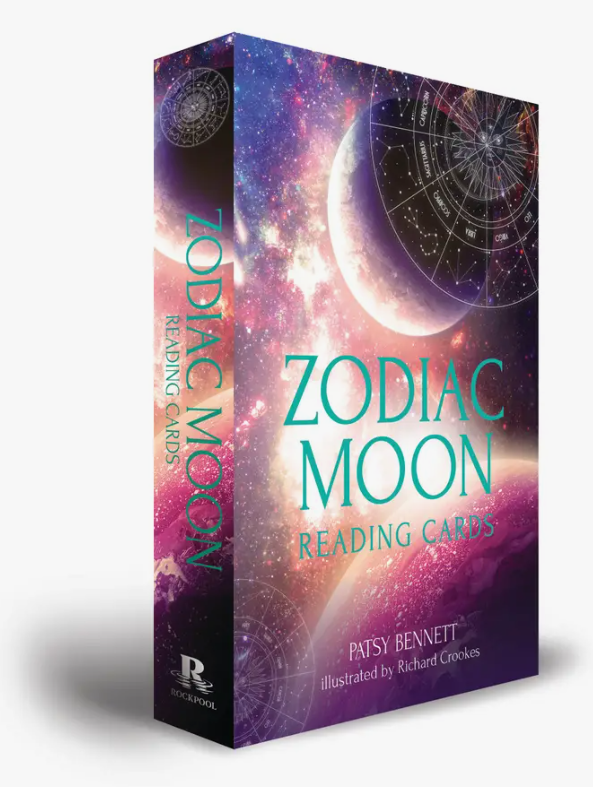 Zodiac Moon Reading Cards: 36 Full-Color Cards & Guidebook by Patsy Bennett